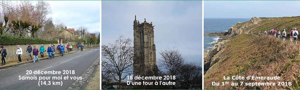 Actualités 2018, randos, Paris mantes