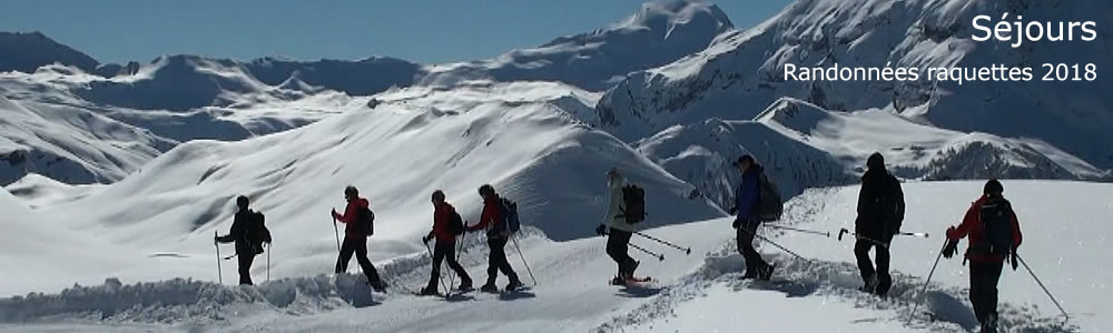 Séjour randos raquettes à Orcières Merlette