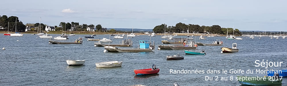 Séjour rando dans le Golfe du Morbihan