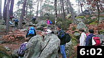 Grande randonnée à Fontainebleau en novembre 2015